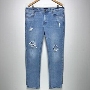 JACK & JONES Slim Fit Distressed Jeans 34